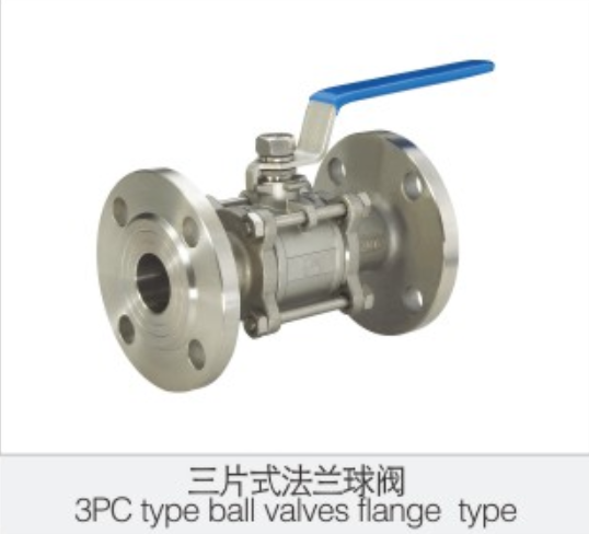 三片(pian)式法蘭球(qiu)閥