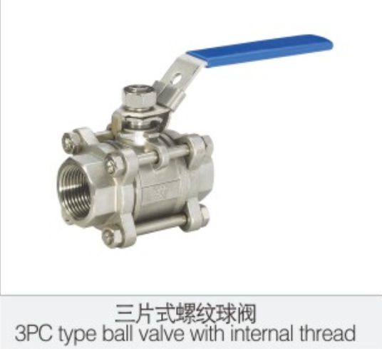 三片式(shi)螺紋球(qiu)閥