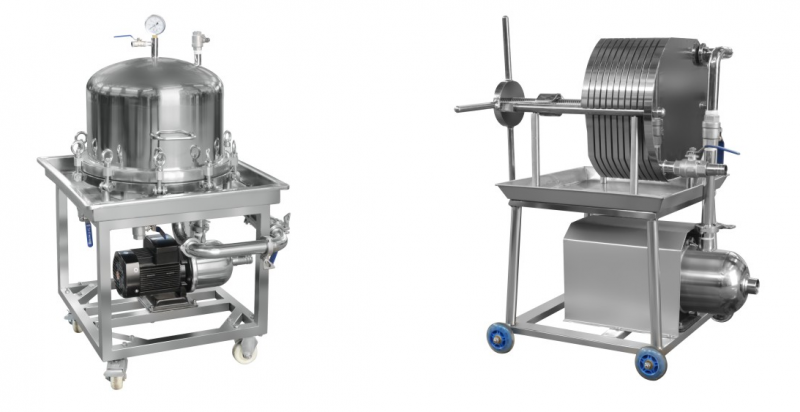 全(quan)封閉(bi)水平(ping)層疊(die)式不(bu)鏽鋼(gang)過濾(lü)器